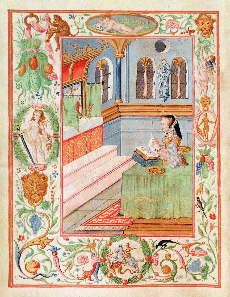 Maria I. segnet Krampfringe von English School