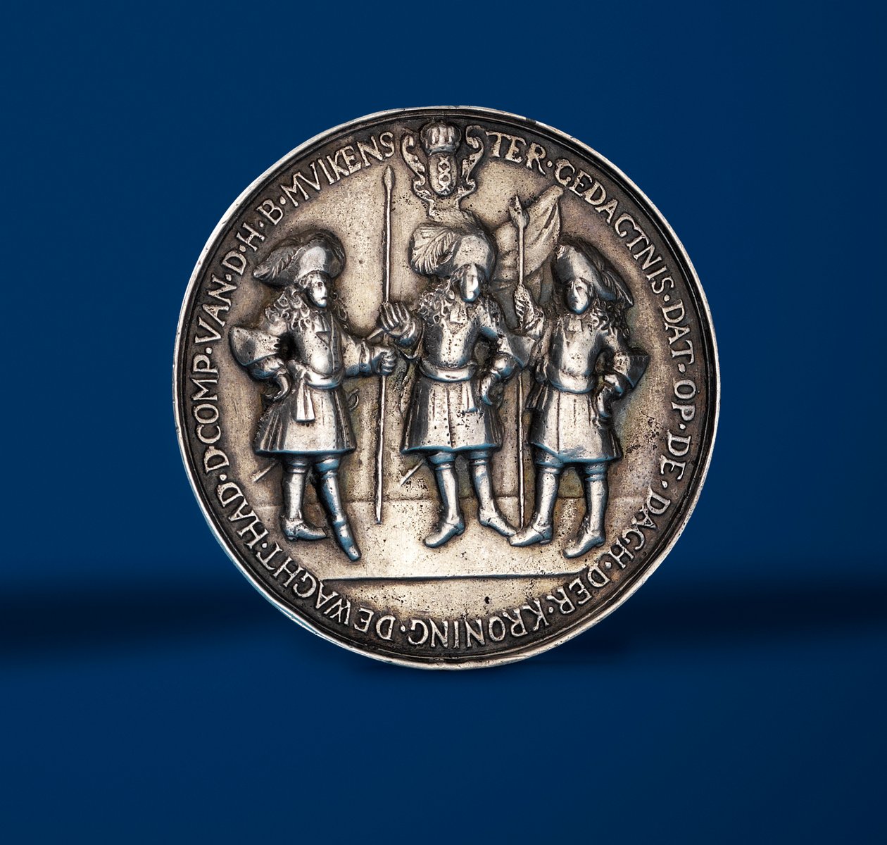 Medaille zur Krönungsfeier von Wilhelm und Maria in Amsterdam, 1869 (Silber) (Rückseite) von English School