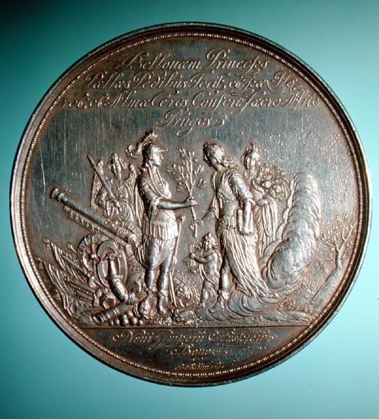 Medaille zur Erinnerung an die Hochzeit der Prinzessin Mary mit Wilhelm von Oranien von English School