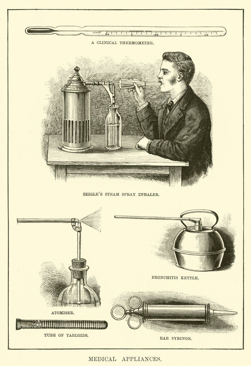 Medizinische Geräte (Gravur) von English School