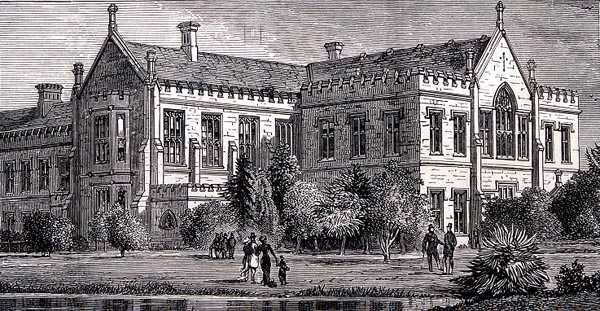 Universität Melbourne, Melbourne, Australien, aus 