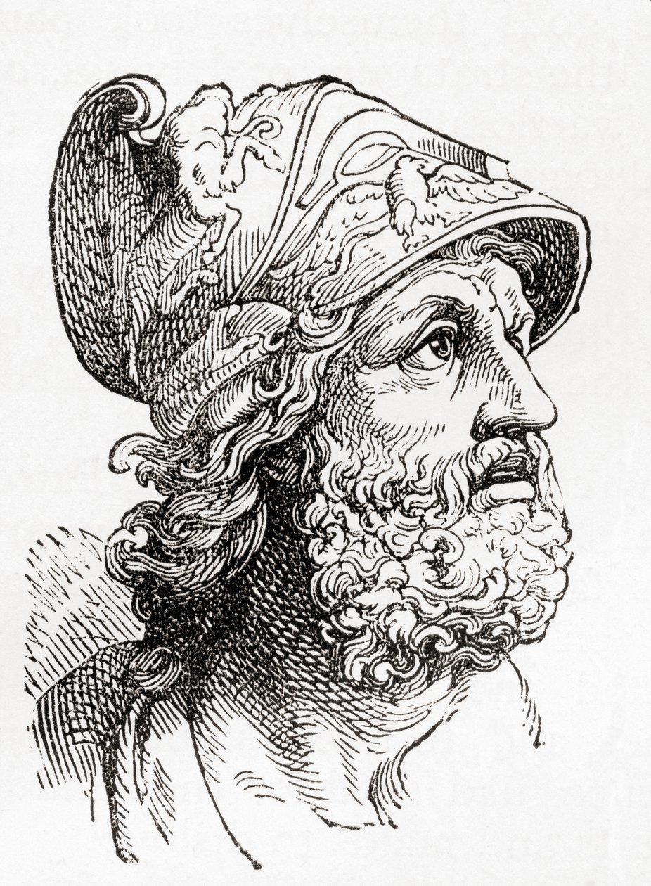 Menelaus, aus Ward und Locks Illustrierter Geschichte der Welt, veröffentlicht um 1882 von English School