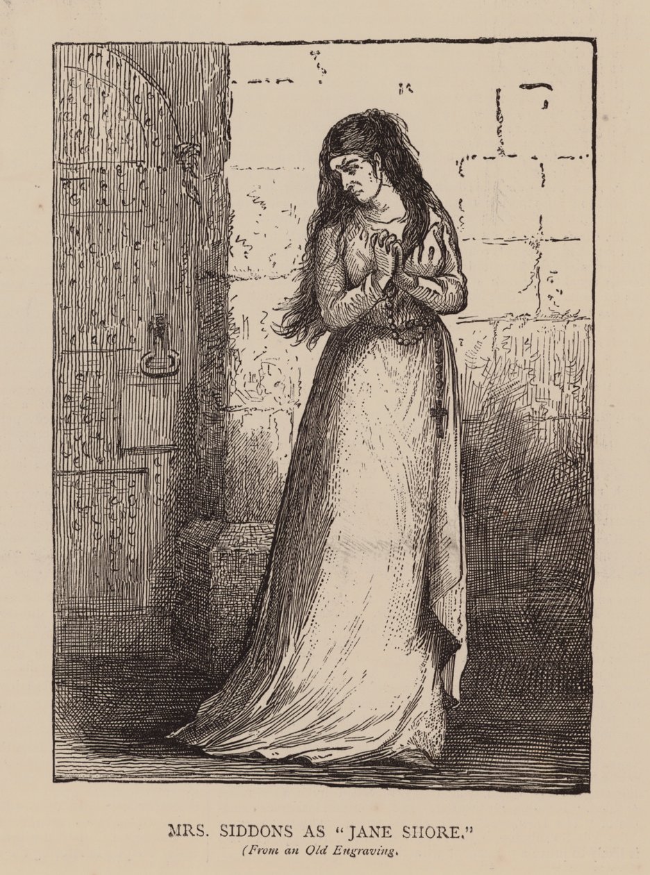 Mrs Siddons als "Jane Shore" von English School