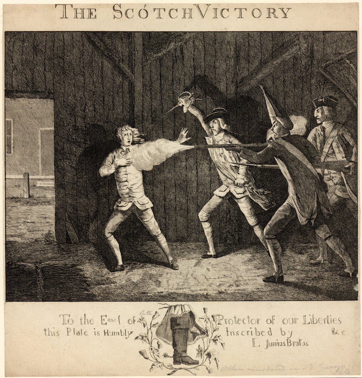 Mord an William Allen nahe St George