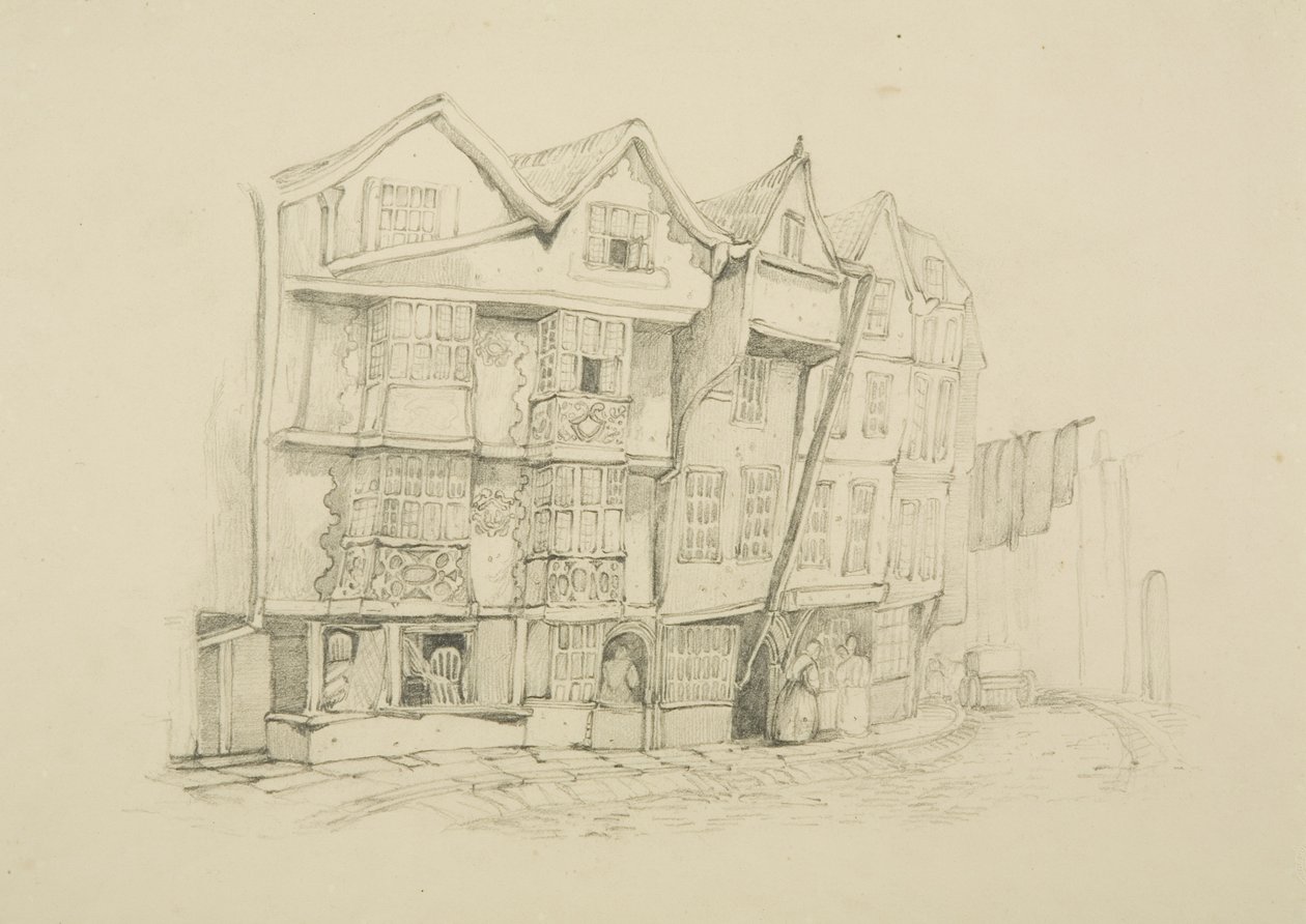 Nordseite der Baldwin Street von English School