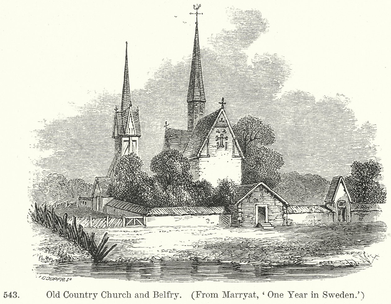 Alte Landkirche und Glockenturm von English School