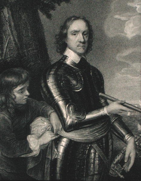 Oliver Cromwell (1599-1658) aus 