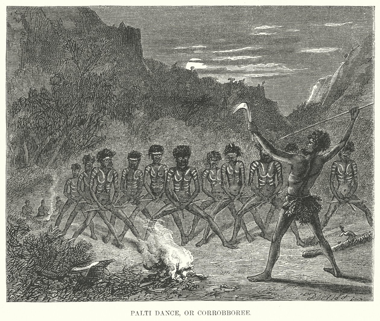 Palti-Tanz oder Corrobboree von English School