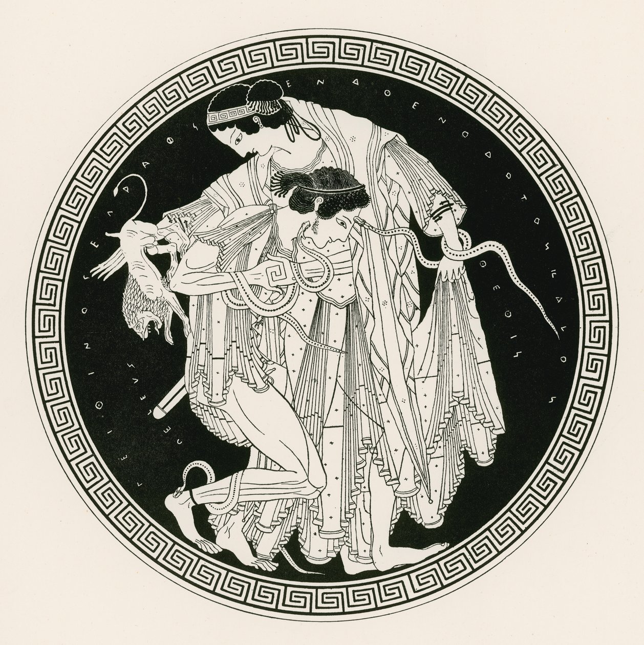Peleus und Thetis (Gravur) von English School