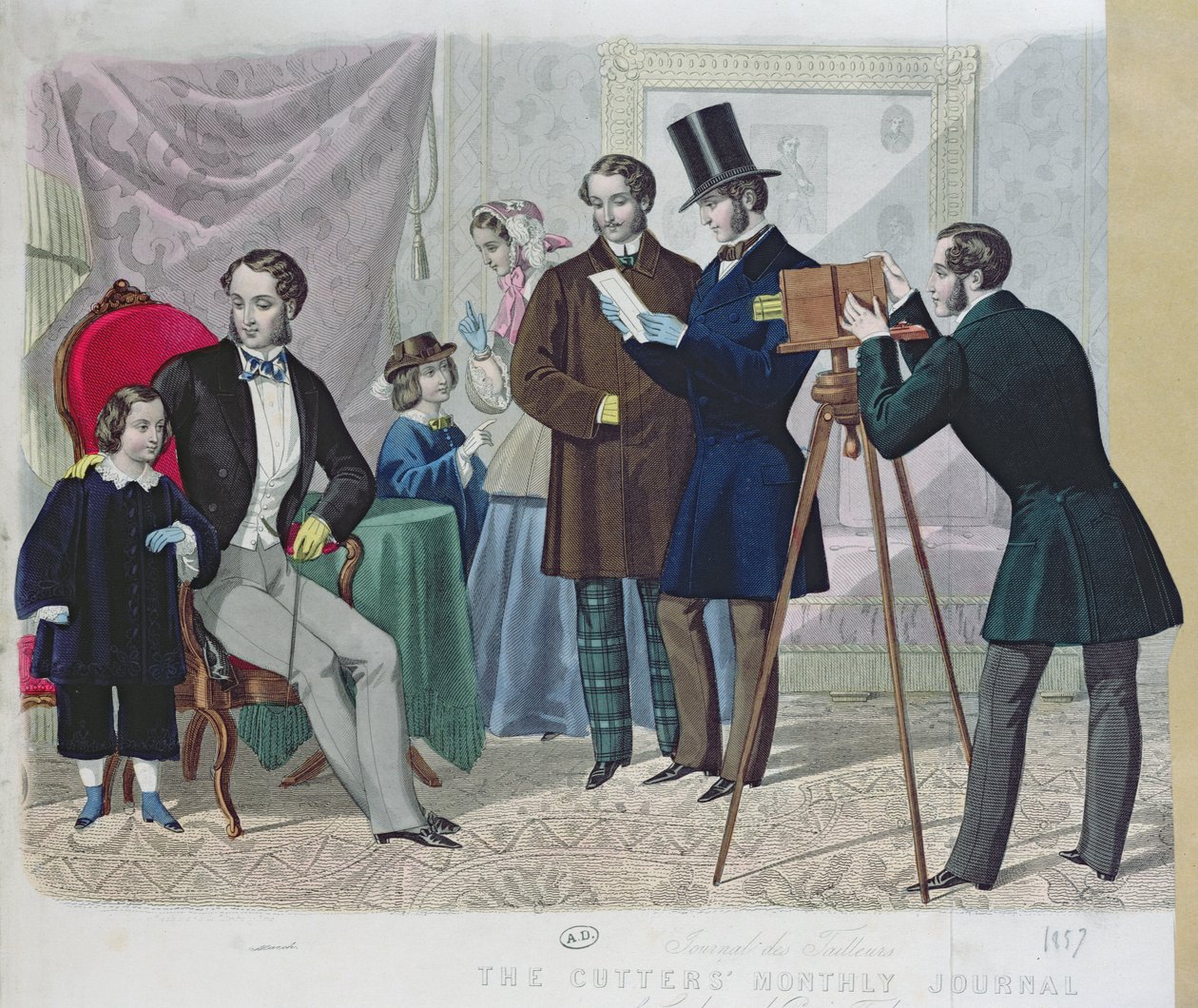 Fotosession, 1857 von English School