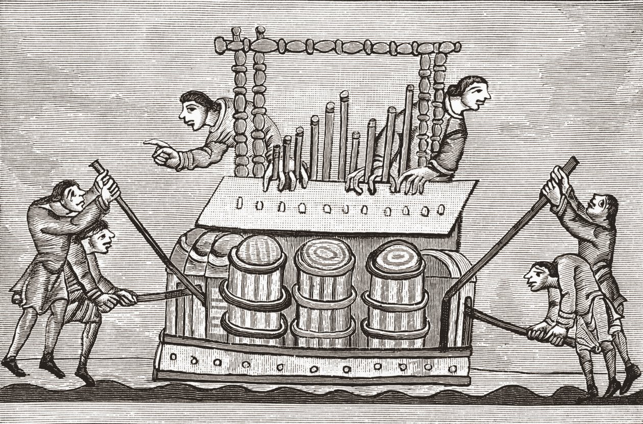 Orgel spielen 1130-74, aus 