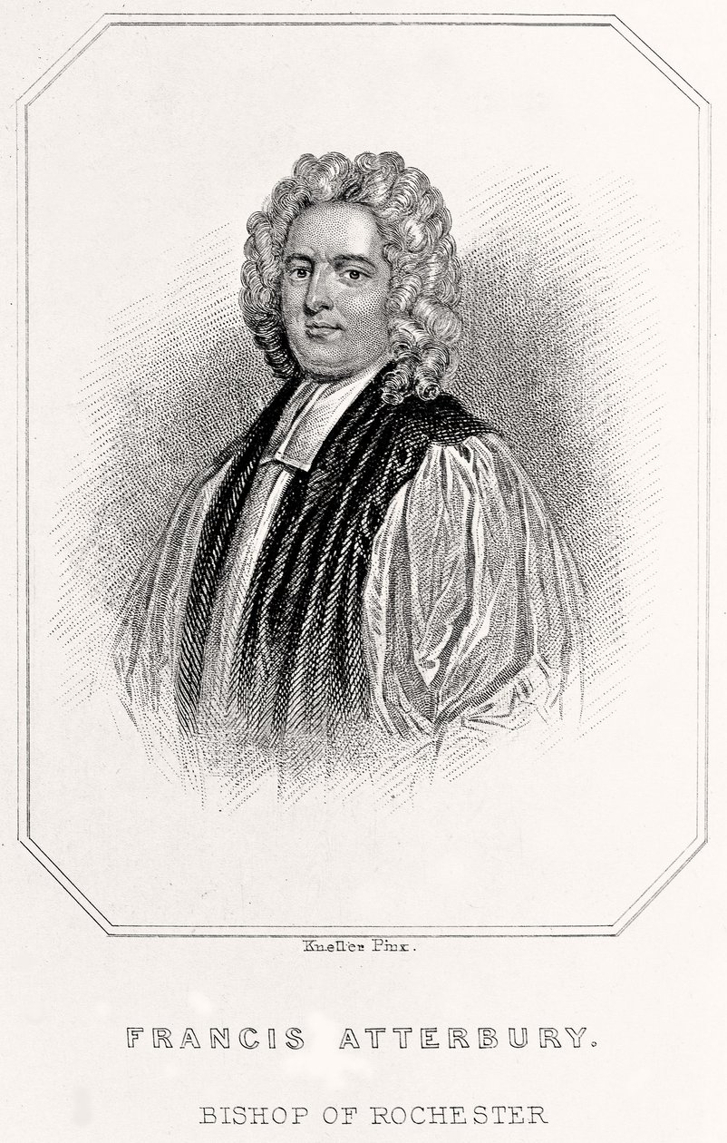 Porträt von Francis Atterbury, Bischof von Rochester von English School