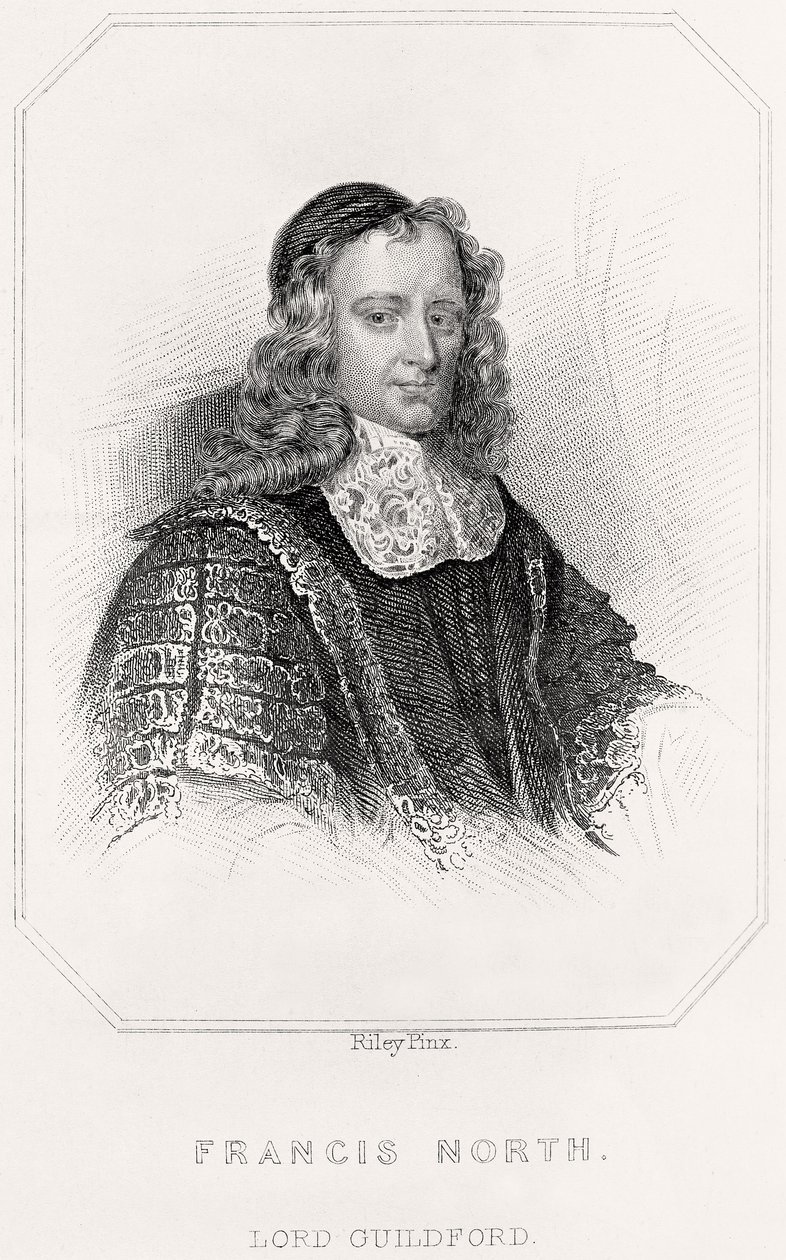Porträt von Francis North, Lord Guildford von English School