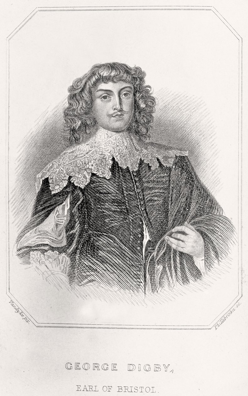 Porträt von George Digby, Earl of Bristol, 1835 von English School