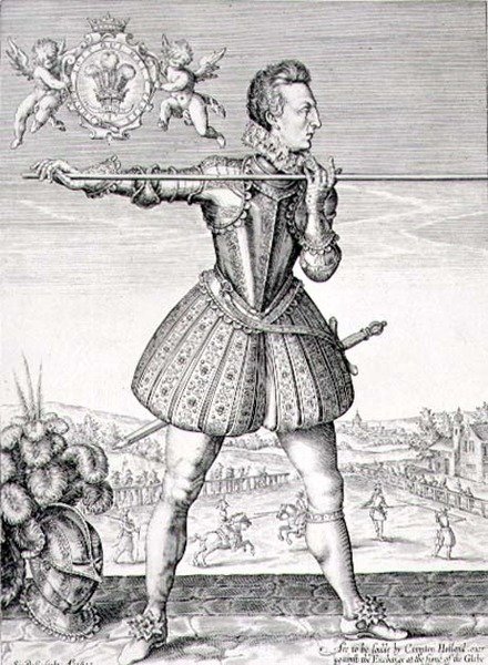 Porträt von Henry, Prinz von Wales (1594-1612) graviert von Simon de Passe (1595-1647) 1612 von English School