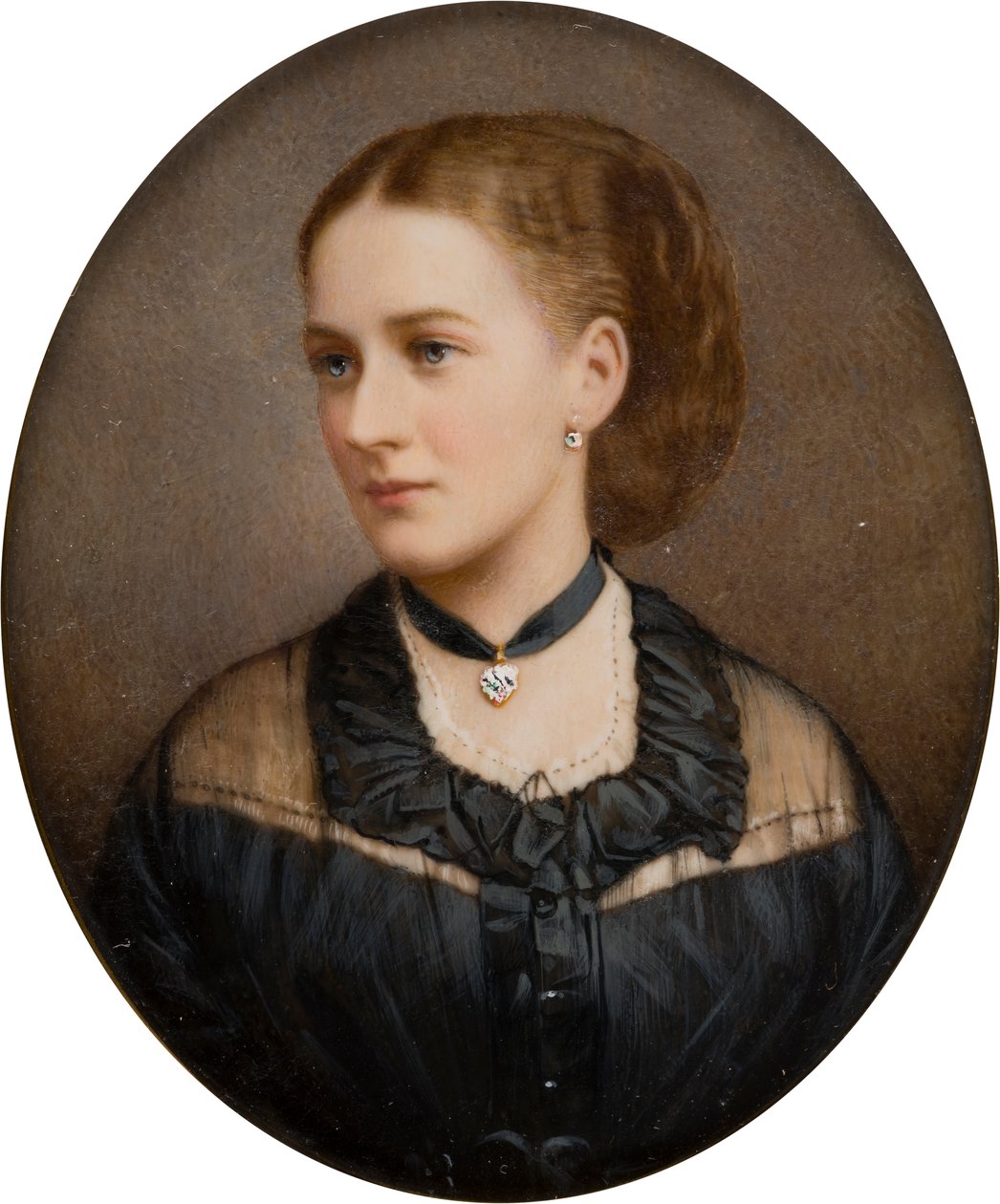 Porträt von Lady Ida Lumley, Viscountess Newport 1870, später Gräfin von Bradford (1848-1936), ca. 1868-1936 von English School