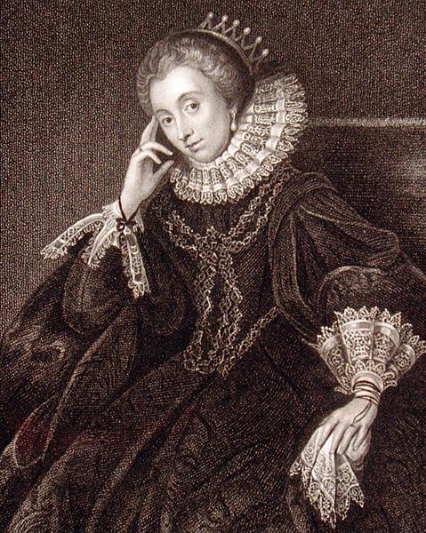 Porträt von Lucy Harrington, Gräfin von Bedford (ca. 1581-1627), aus 