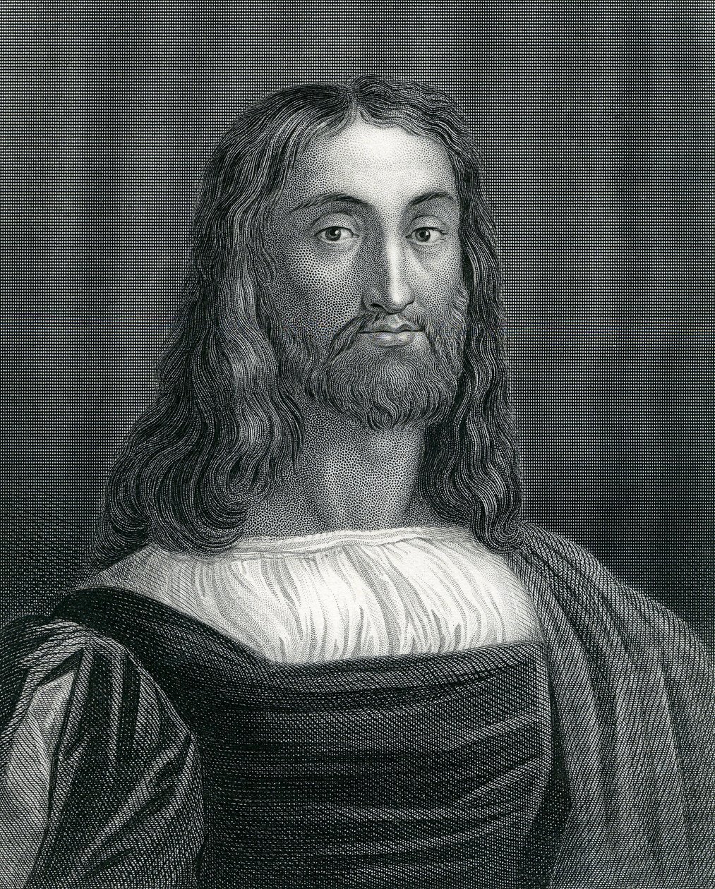 Porträt von Raimondi, 19. Jahrhundert von English School