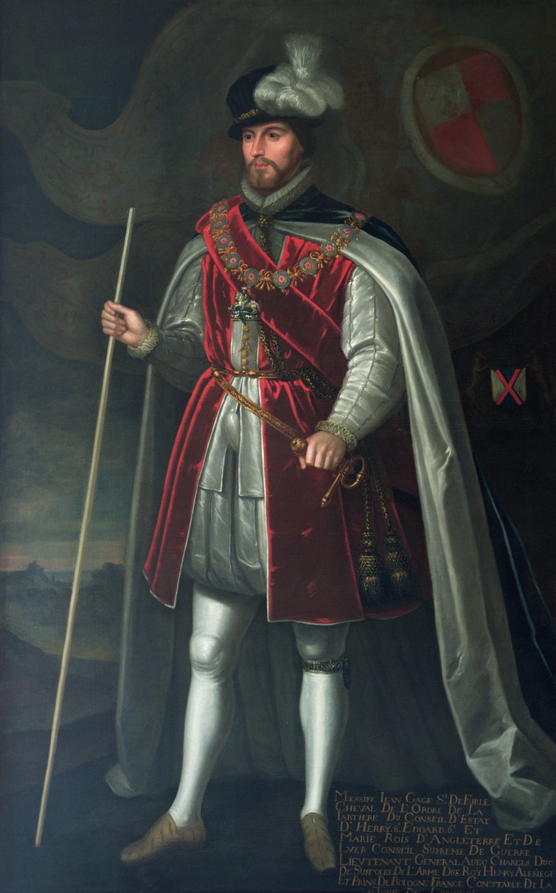 Porträt von Sir John Gage, K.G., frühes 17. Jahrhundert von English School