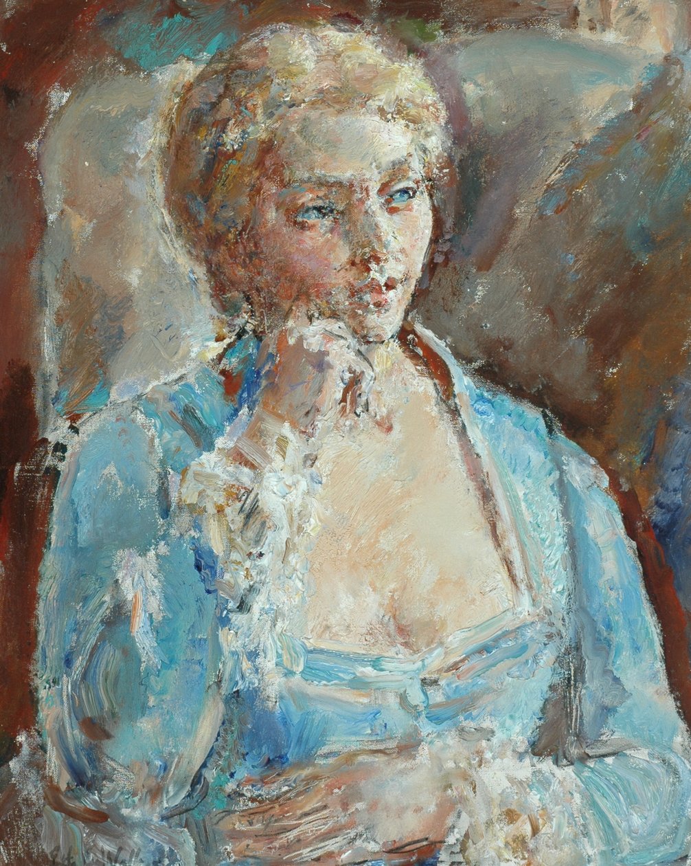 Porträt einer Dame von English School