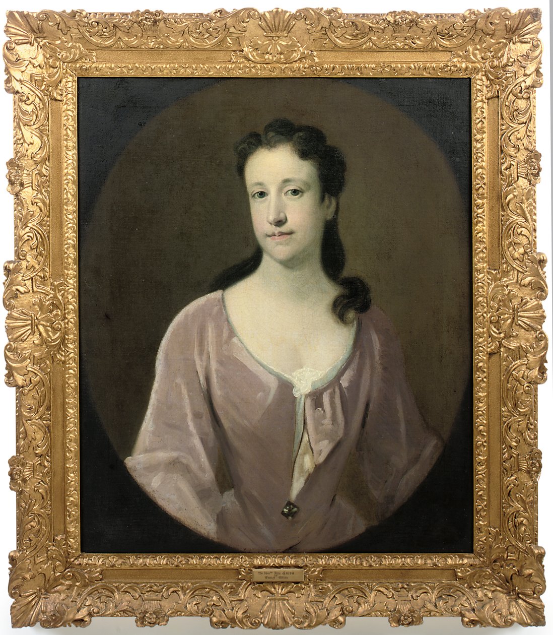 Porträt einer Dame, traditionell identifiziert als Mrs. Dorothy Smith, geb. Barret-Lennard von English School