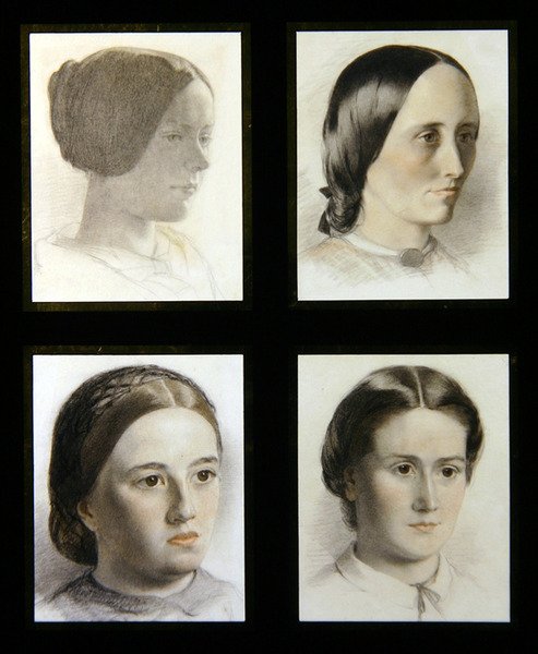 Porträts junger Damen, ca. 1830 von English School