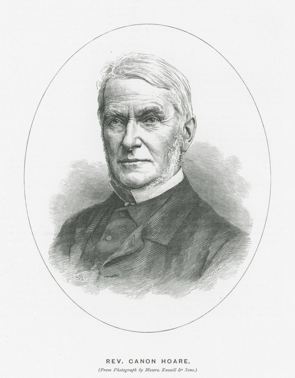 Rev Canon Hoare von English School