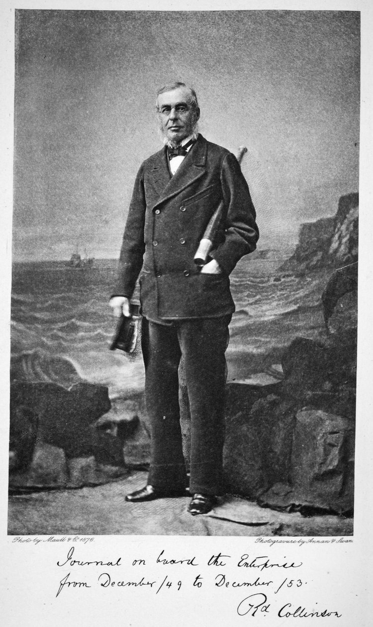 Richard Collinson - Expeditionsleiter auf der HMS Enterprise, 1876 von English School