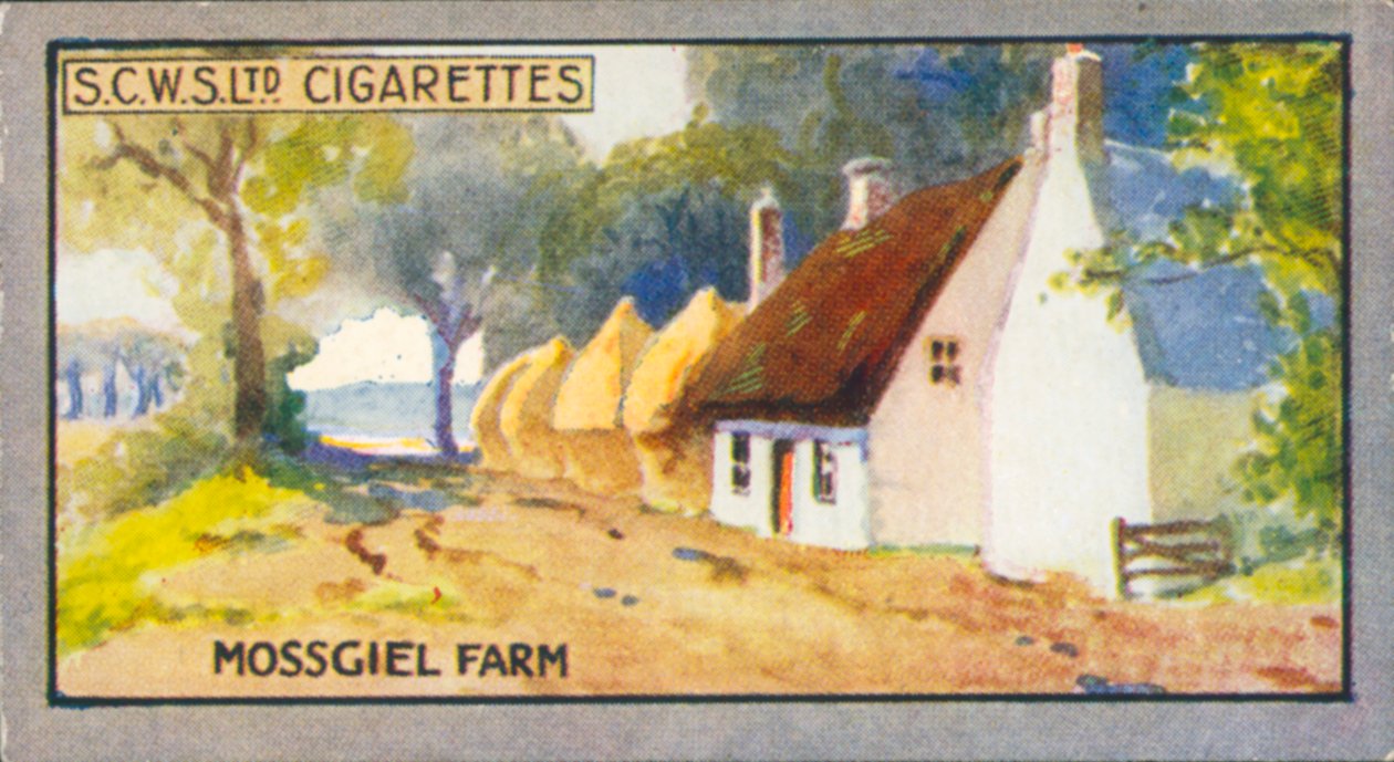 Robert Burns: Mossgiel Farm von English School