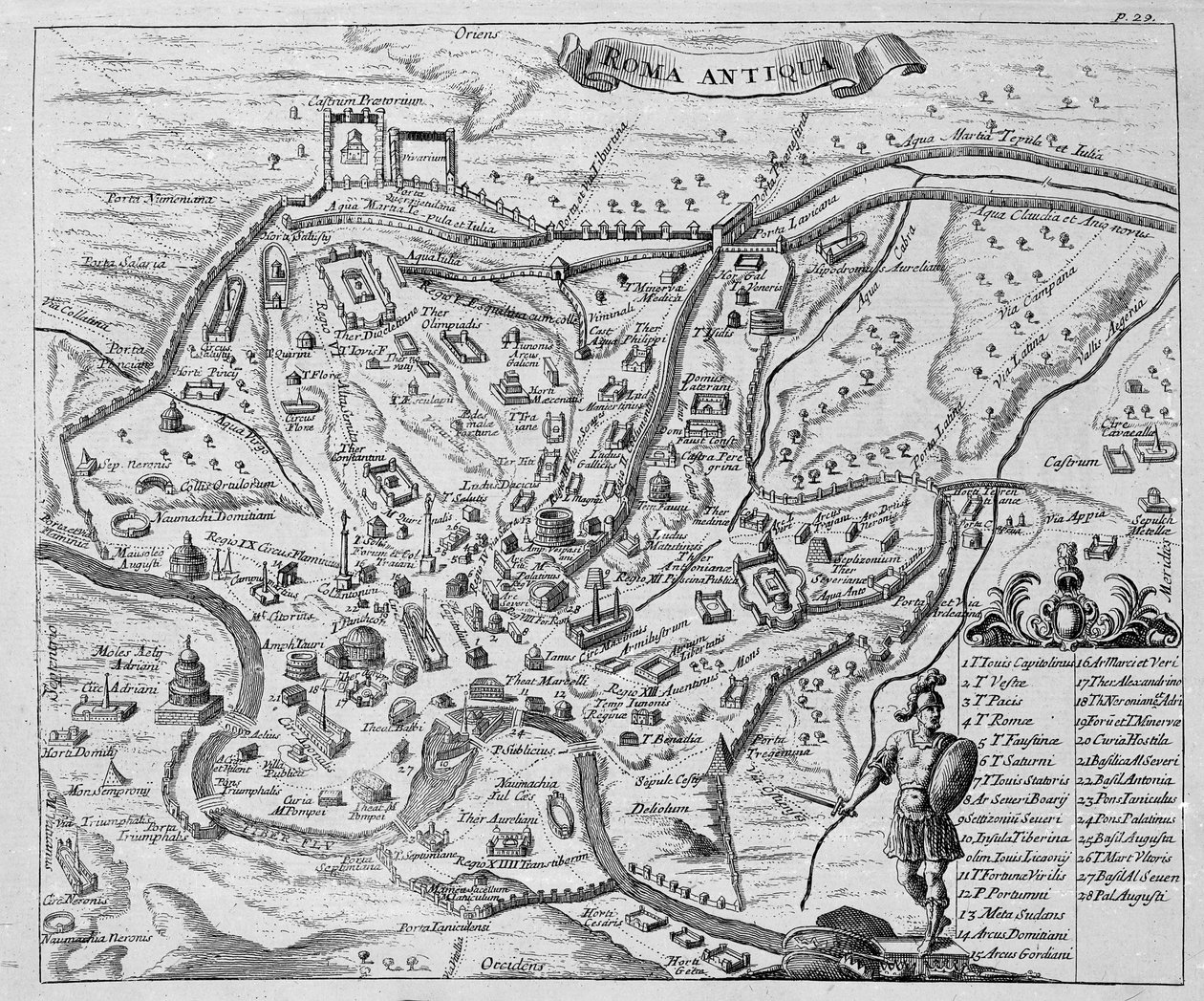 Roma Antiqua von English School