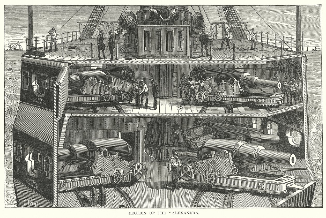 Schnitt der "Alexandra" von English School