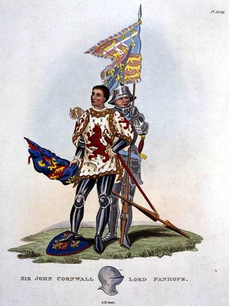 Sir John Cornwall, Lord Fanhope von English School