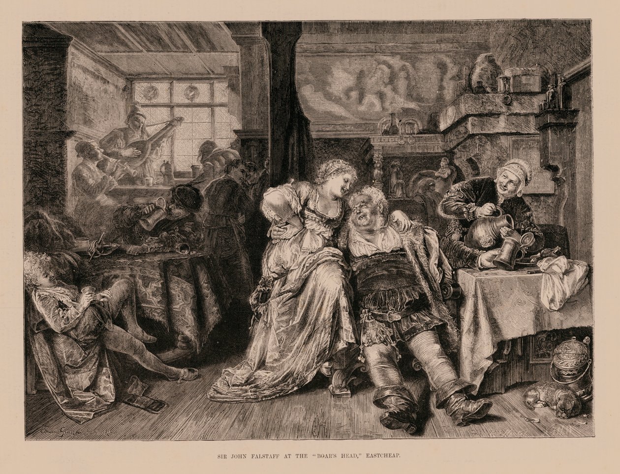 Sir John Falstaff im "Boar