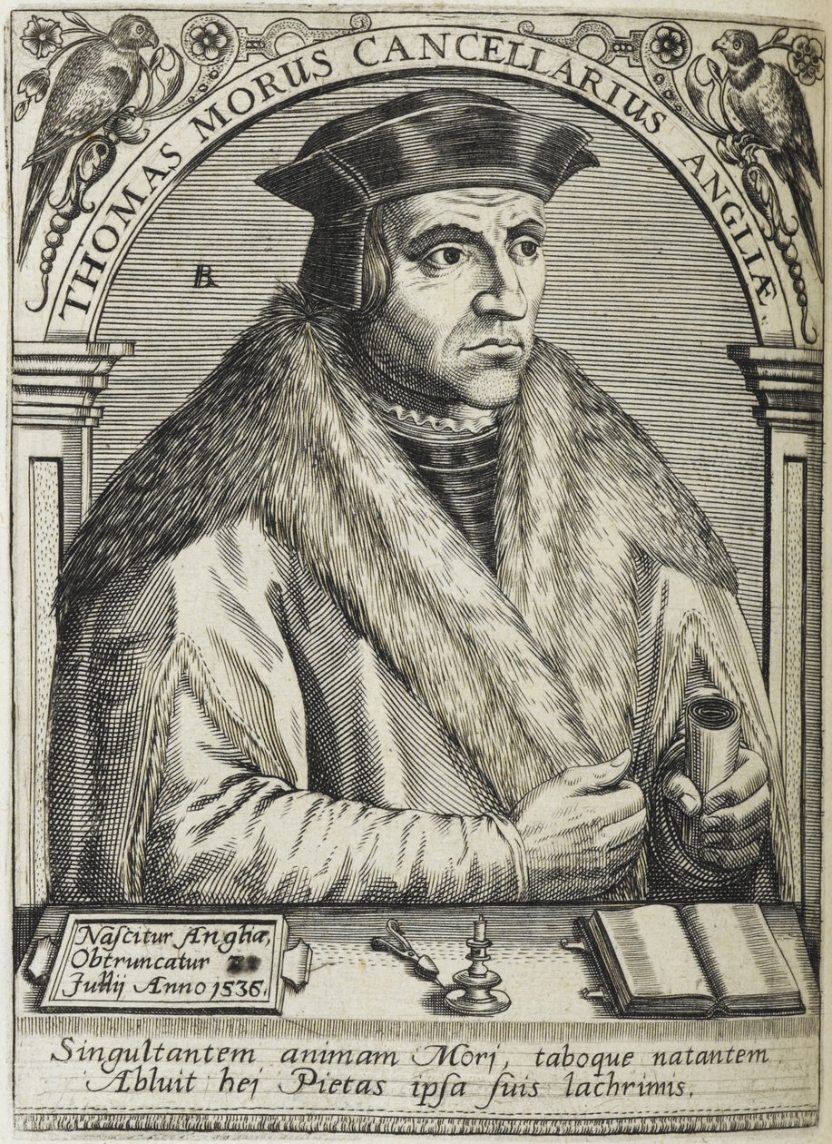 Sir Thomas More, Heiliger, Illustration aus 