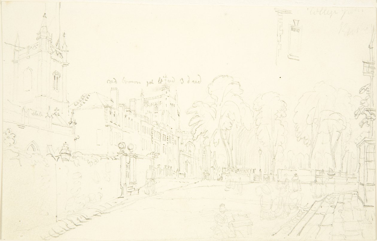 Skizze für College Green von English School