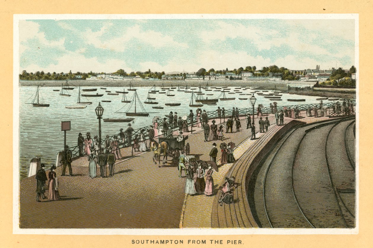 Southampton von der Pier von English School