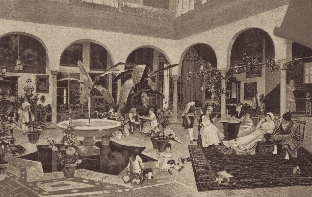 Spanisches Interieur von English School