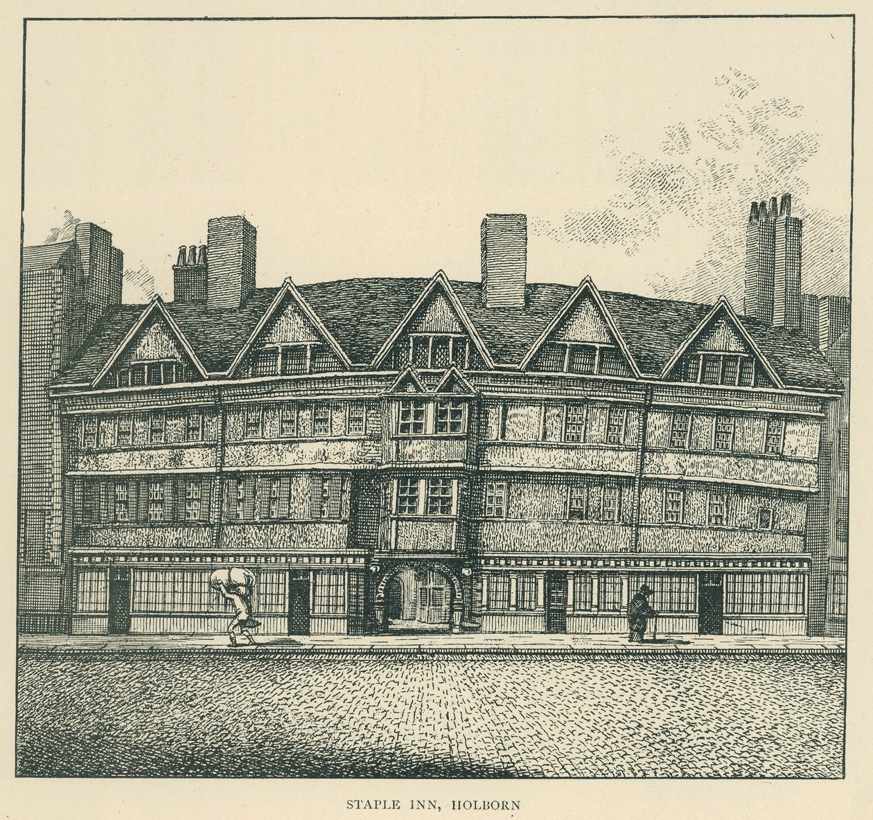 Staple Inn, Holborn von English School