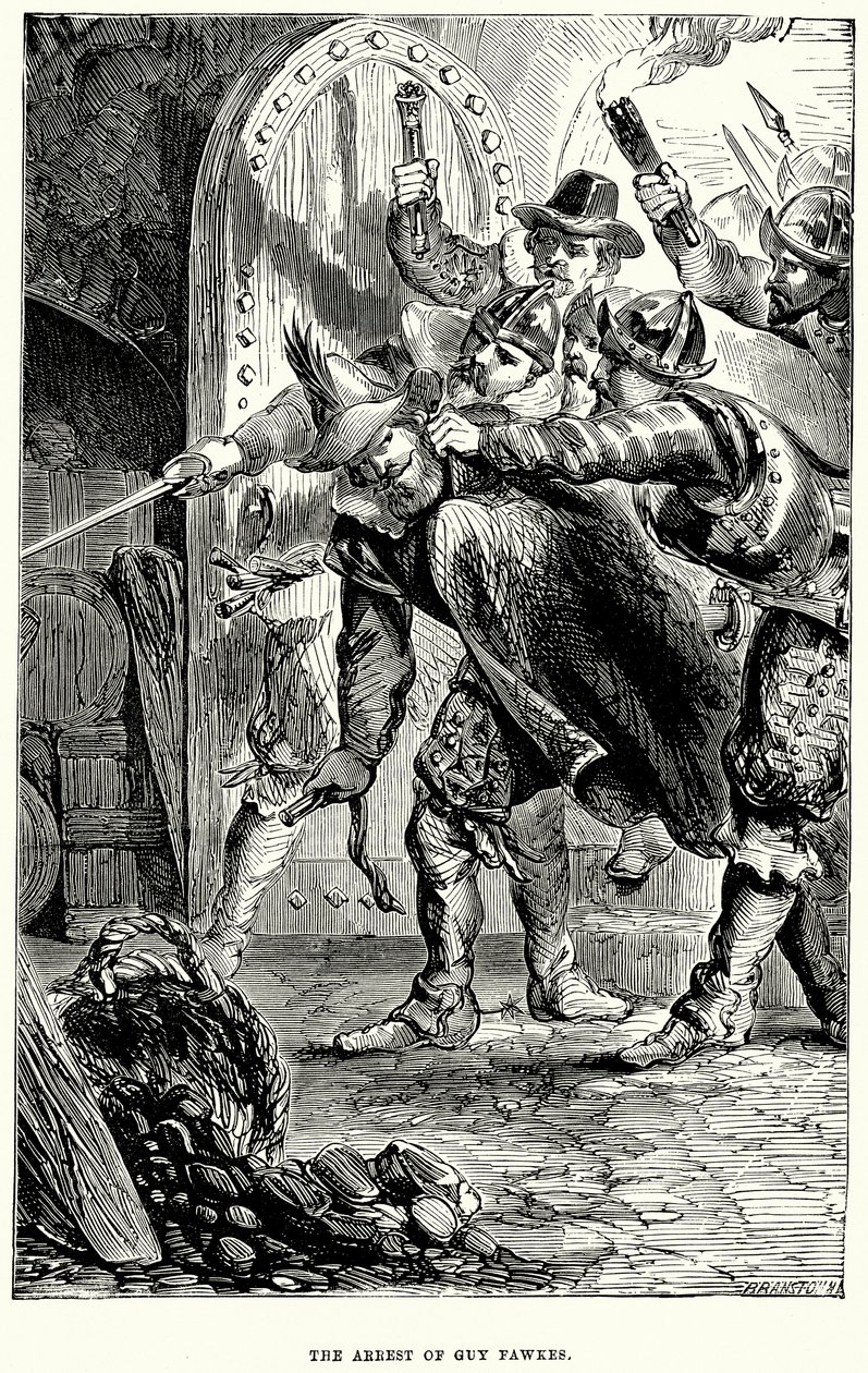 Die Verhaftung von Guy Fawkes von English School