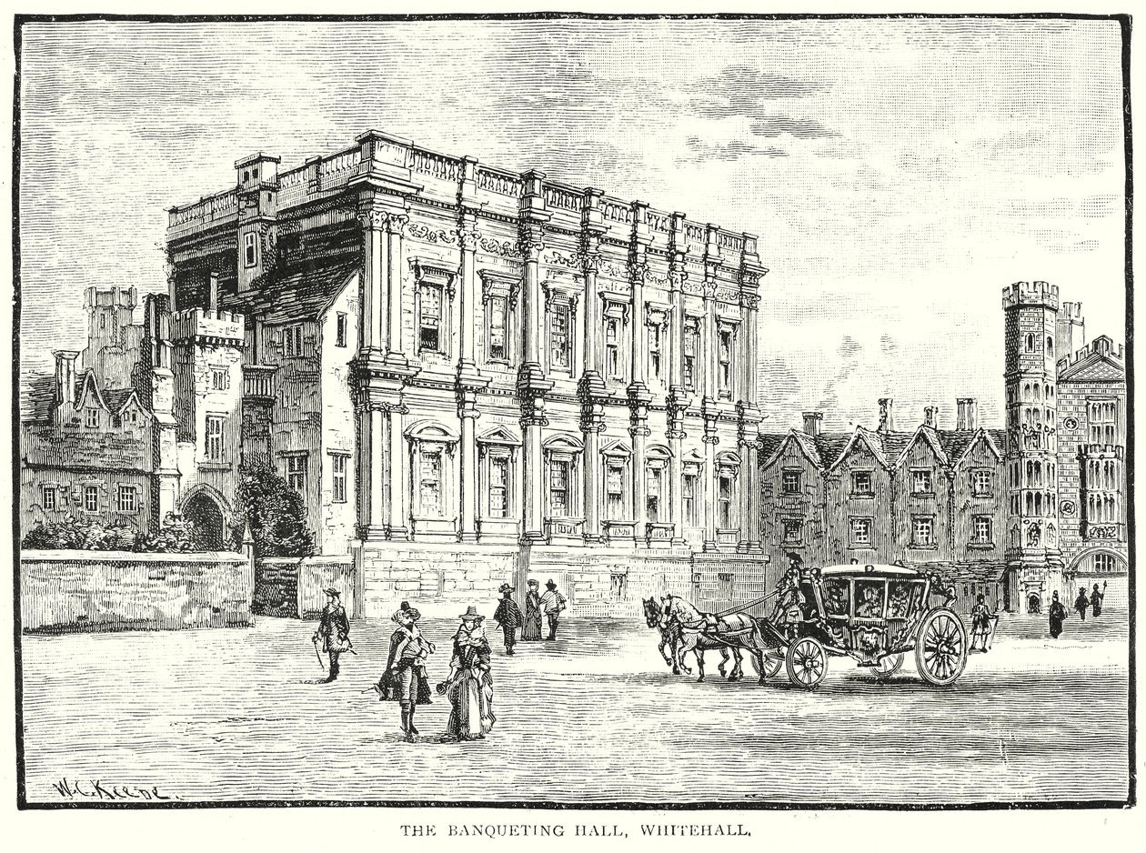 Der Bankettsaal, Whitehall von English School
