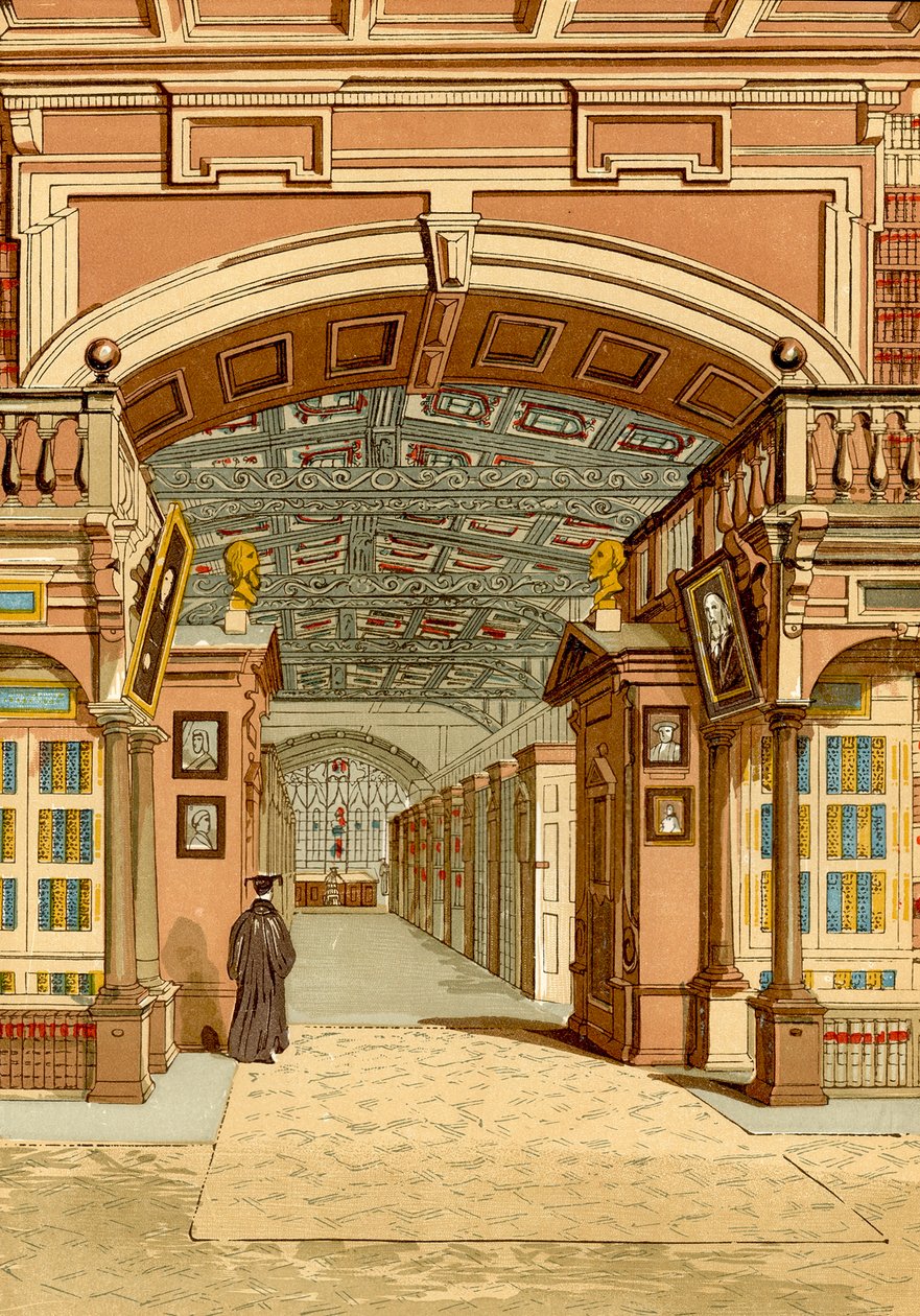 Die Bodleian Bibliothek, Oxford von English School