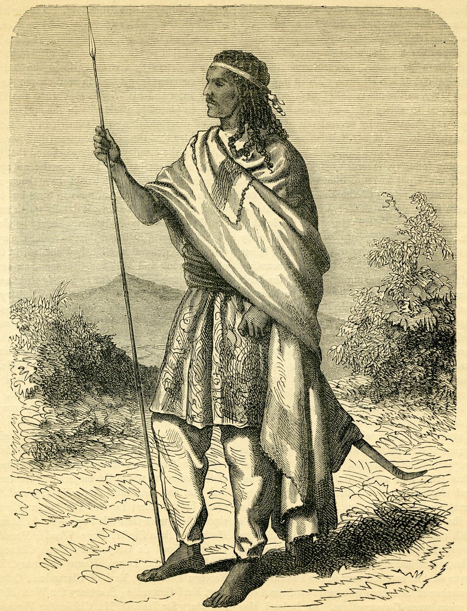 Der Kaiser Theodor II. (um 1818-68) von English School