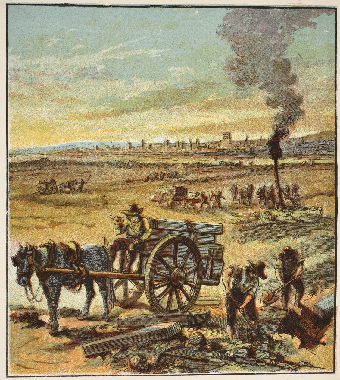 Die Große Pest, veröffentlicht 1890 von English School