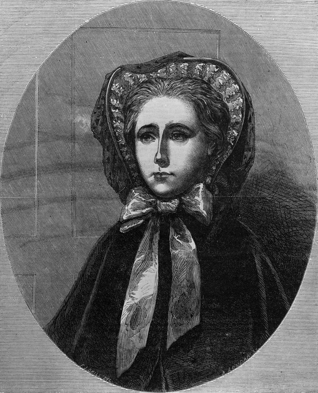 Die ehrenwerte Mrs. Yelverton, 1861 von English School
