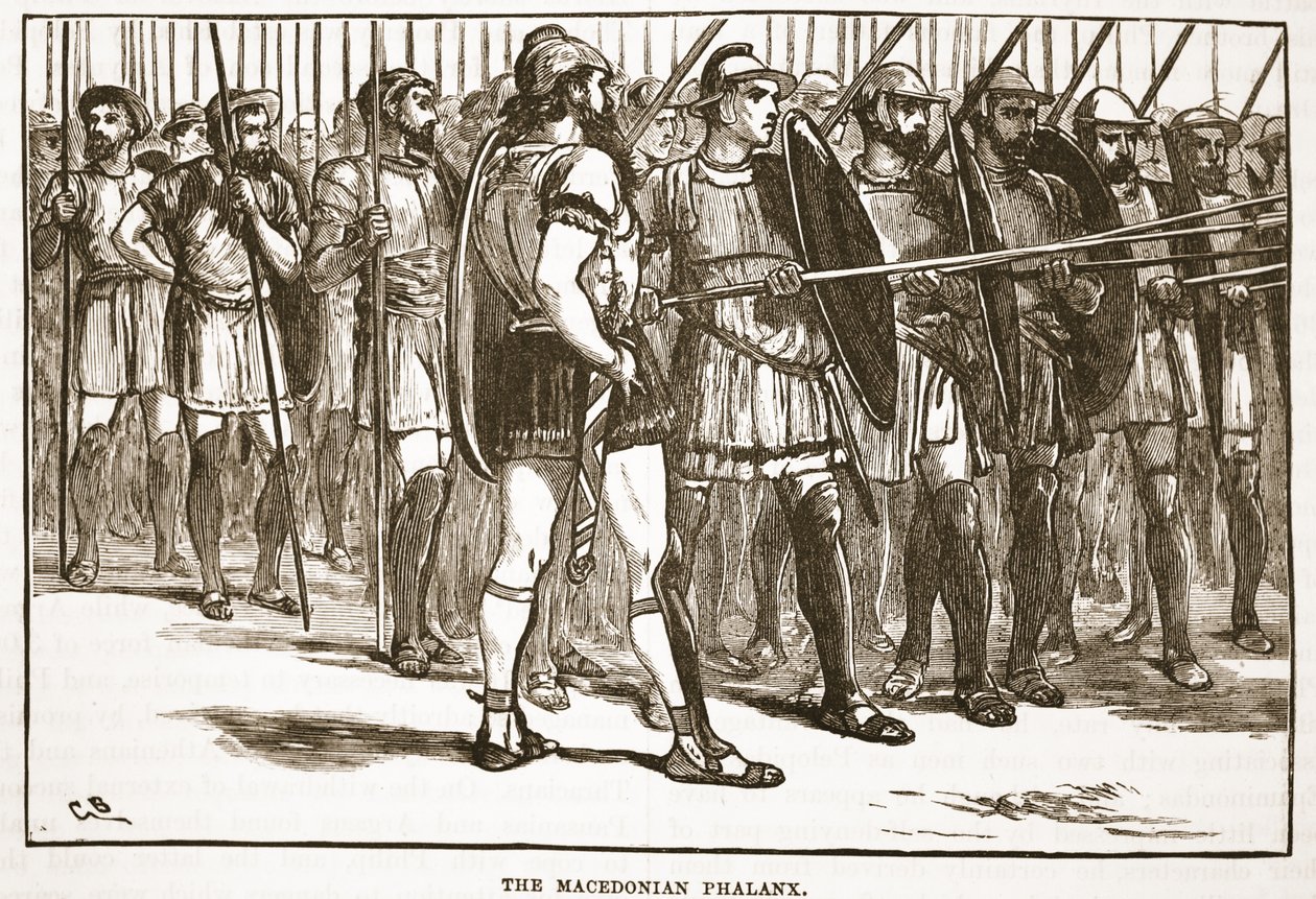 Die makedonische Phalanx von English School