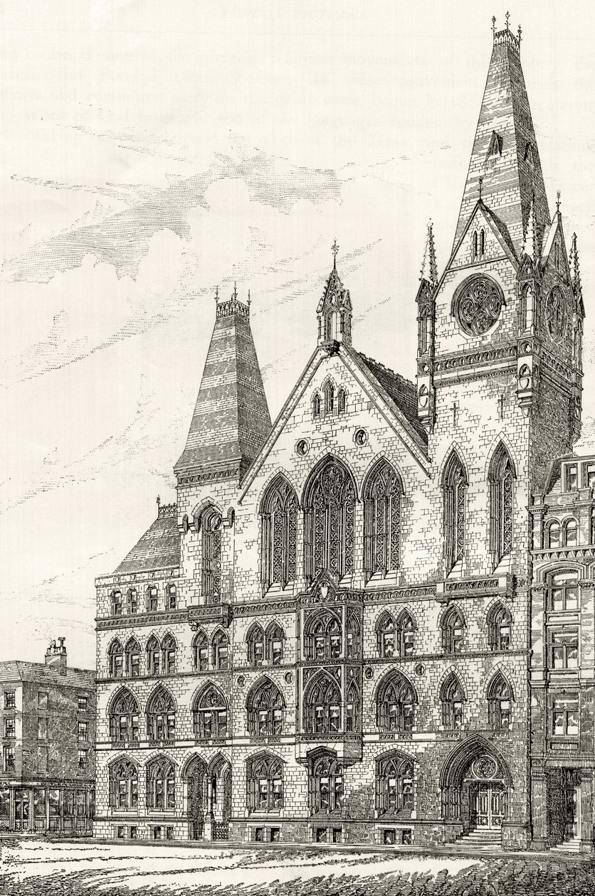 Die Memorial Hall, Farringdon Street, aus 