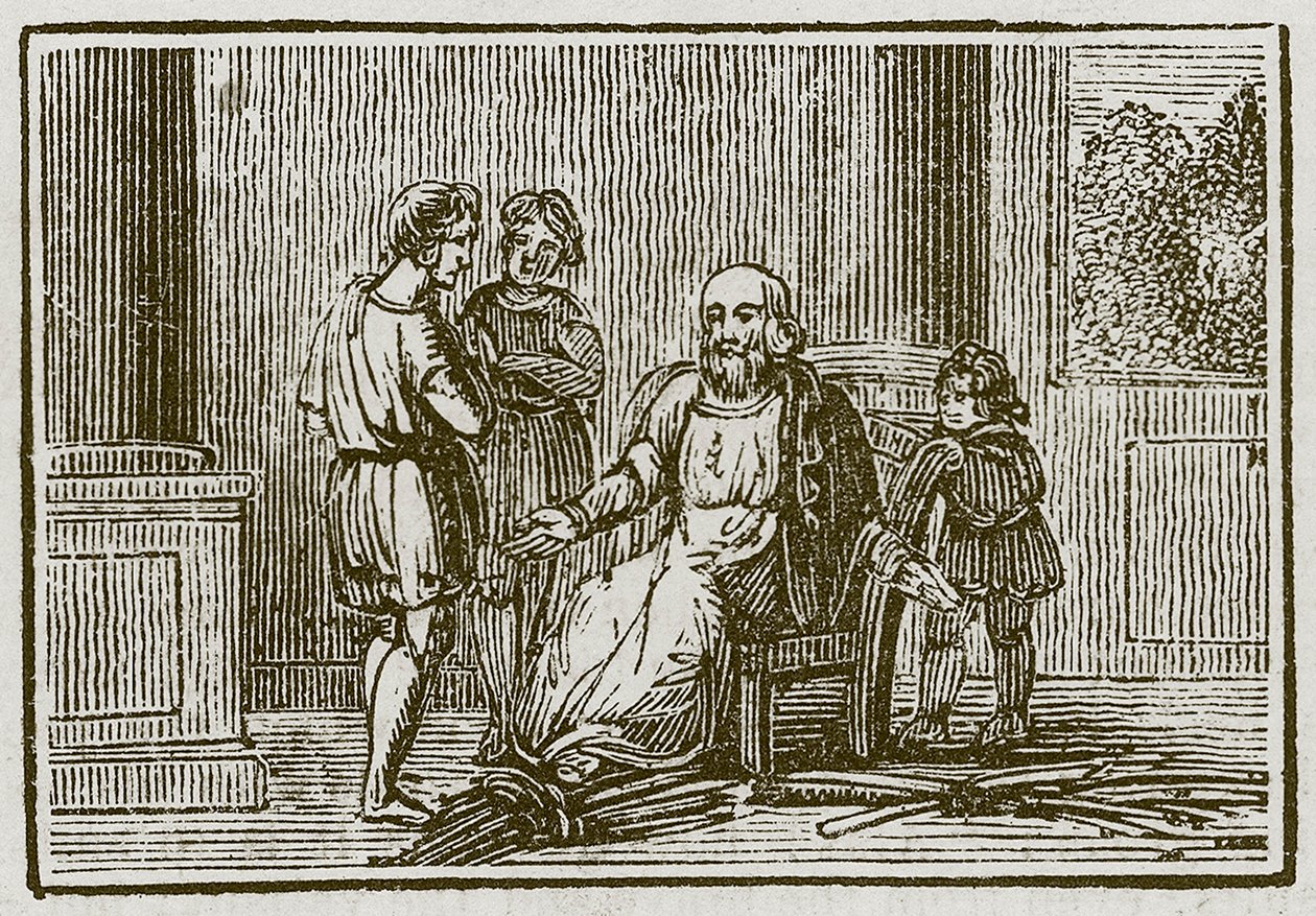 Der alte Mann und seine Söhne von English School