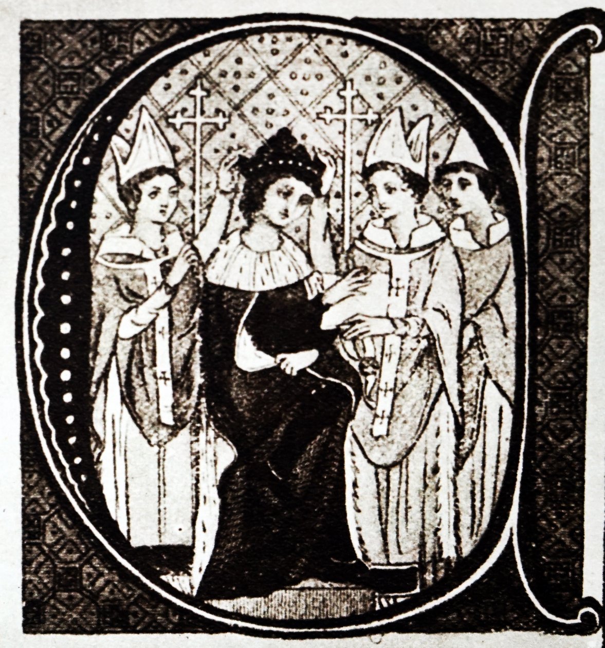 Die Krönung von König Edward I. von English School