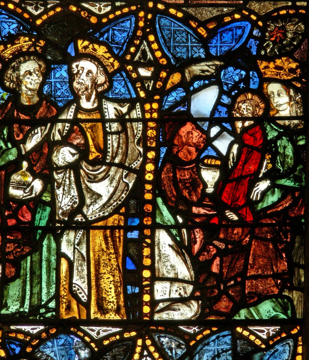 Das Ostfenster mit der Anbetung der Weisen von English School