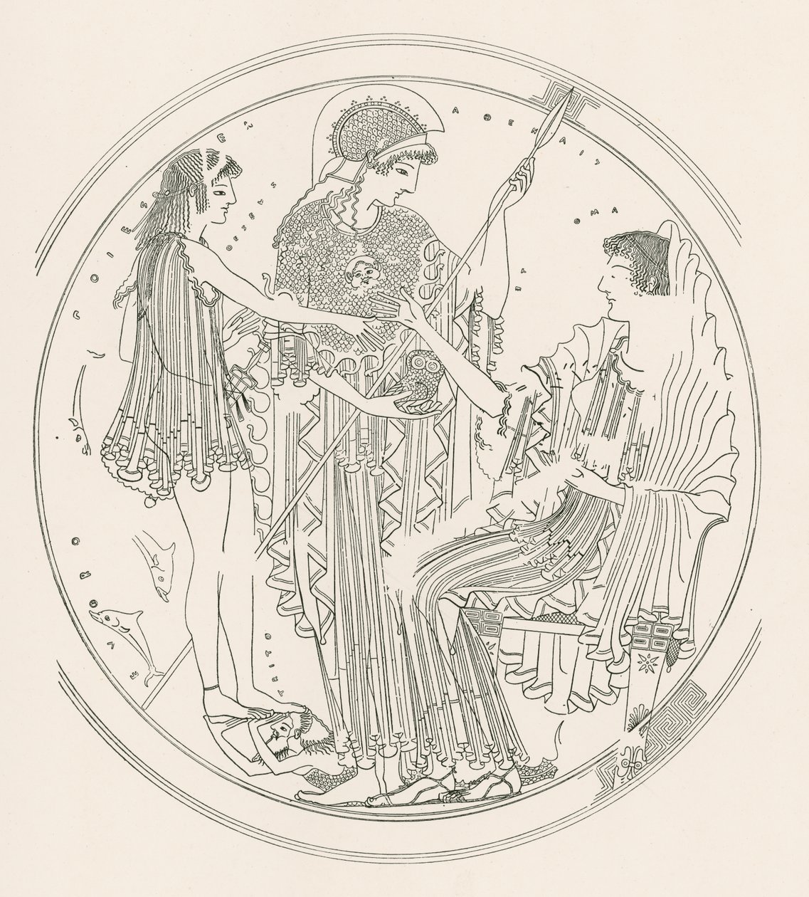 Theseus und Amphitrite von English School